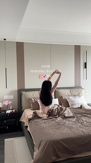 asmr morning routine 🩷🌸🧁 #asmrvideo #morning #routinedaily #virall