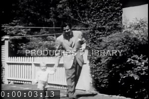 Glenn appears with his son Peter on a Hollywood fathers special in 1946. | The Glenn Ford & Rita Hayworth Files