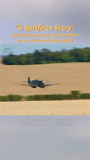 Here's some footage from our documentary on Spitfire MH434 that we filmed in the 1990's. It tells the story of the world's best known Spitfire, the Old Flying Machine Company's MH434. It documents the history of the aircraft and it's first full rebuild. It features interviews with Ray and Mark Hanna as well as legendary Spitfire test Pilot Alex Henshaw MBE. Behind the scenes access and some fantastic air to air make this the definitive story of this wonderful aircraft. Link is in the comments an