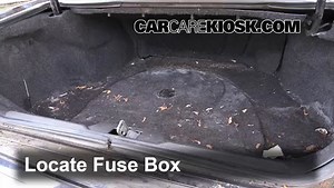 Interior Fuse Check: 2001 Cadillac Seville SLS 4.6L V8