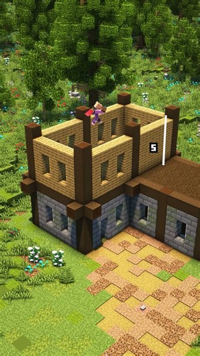 Mossy House Build Tutorial Part 1 Minecraft Ideas