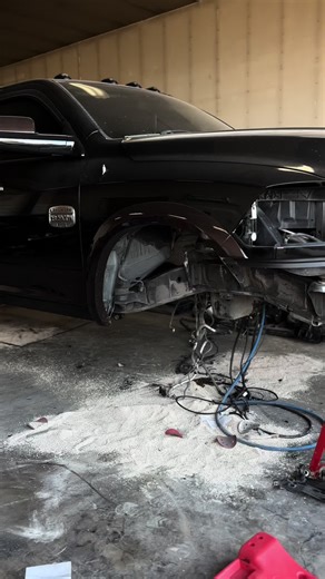 Cummins Diesel 48RE Swap: Awaiting Powder Coat