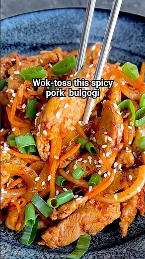 Make this Korean spicy pork bulgogi #recipe