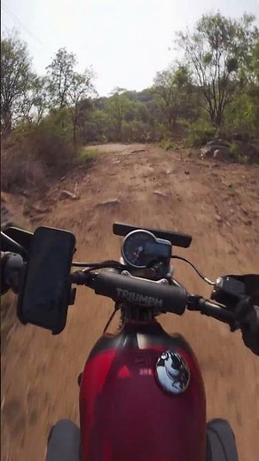 Scrambler in action | Offroad Mode Activated | Triumph 🏍️