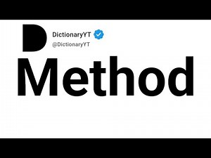 Method Antonyms | Opposite Words