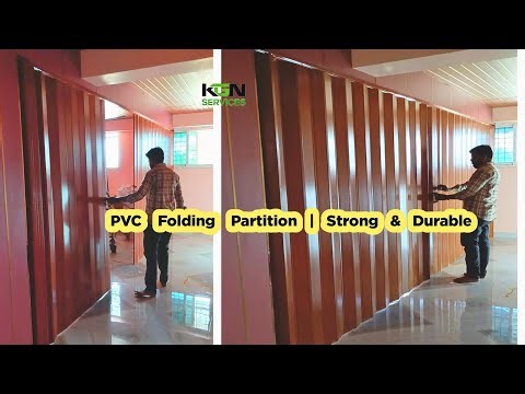 PVC Folding Door Partition | Strong & Durable | Waterproof | Space-Saver 📞 7676696786 #hyderabad