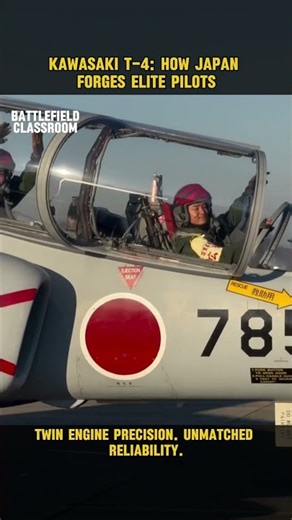 Kawasaki T-4: How Japan Forges Elite Pilots #military #militaryshorts