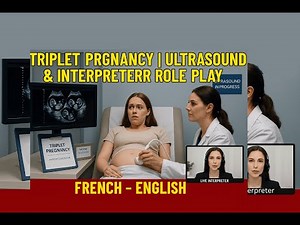 Ultrasound & Education for Triplet Pregnancy | OB-GYN Consultation | Interpreter Training