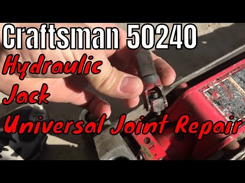 Universal Joint Repair [Hydraulic Jack Craftsman 50240]