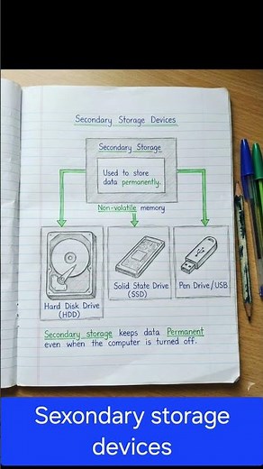 Secondary Storage Devices Explained: HDD, SSD, & Pen Drives