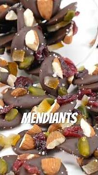 🍫🍊 Mendiants! Chocolat maison facile à faire #ateliersdeludo #patisserie #recette #chocolat #noel