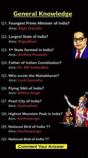 Easy Basic Questions || #generalknowledge #gk