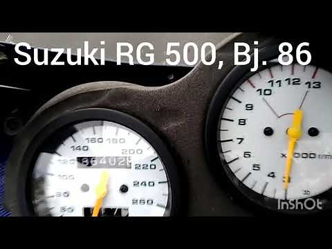Suzuki RG 500 original Beschleunigung und Topspeed