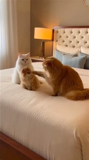 Cat and His family #funnycats #catlover #kittens #shorts #viralcats #funnyanimals #cuteanimals