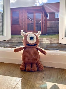 Little Mikey Crochet Pattern, Amigurumi, DIY Pattern, Monster Crochet Pattern, Teddy Bear Doll, PDF Pattern, Mike Wazowski, Alien Crochet - Etsy