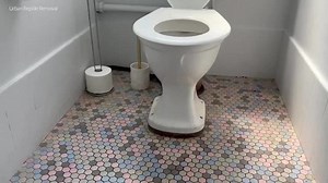 Moment snake defends itself after reptile handler opens door