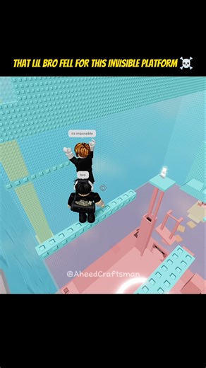 Bro Fell For This Invisible Platform In Unexpected Tower 💀 #roblox#fyp