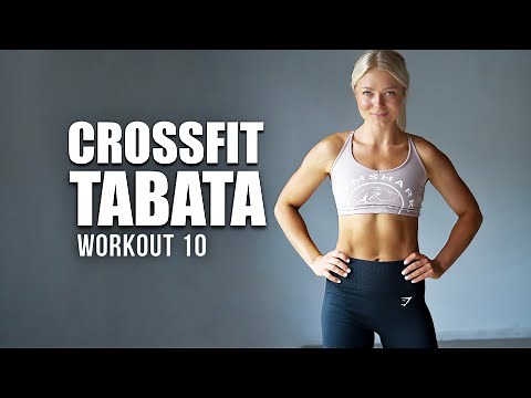 20 MIN CROSSFIT TABATA - DAY 10 - Level 3 - Advanced Exercises with weights, dumbbells
