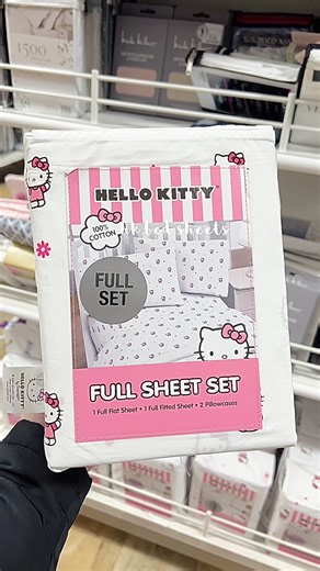 hello kitty bed sheets at homegoods #hellokitty #sanrio #hellokittysanrio #hellokittylover #hellokittygirl #hellokittytitok #hellokittyhunting #shopping #bedsheets #hellokittybedsheets #homegoods #homegoodsfinds