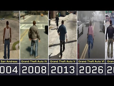 All GTA Series Graphics Comparison (1997–2026)