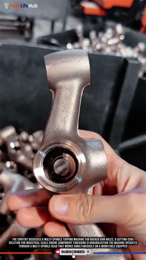 Innovation Rocker Arm: Multi-Spindle Tapping, High-Speed Threading, Engine Production #tech
