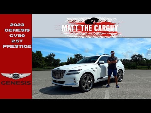 Is the 2023 Genesis GV80 2 5T Prestige the best mid size luxury SUV? Review and Drive.