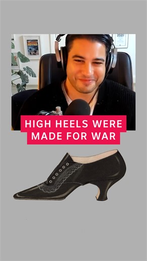12K views · 205 reactions | High heels are a women's fashion statement, but did you know it all started with men on horseback screaming into battle? Hear this episode of the podcast No One Saw It Coming on the ABC listen app: https://bit.ly/3HCSNou #RadioNational #MarcFennell #NOSIC #Podcast #HighHeels #FashionHistory | ABC Radio National | Facebook