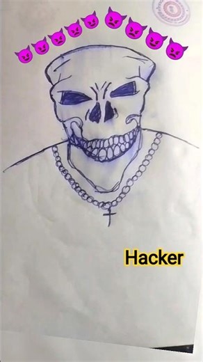 hacker sketch for Ankit artist radhanagar | hacker sketch drawing | step by step sketch draw #draw