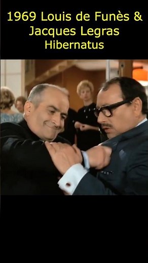 Louis de Funès en pleine folie dans Hibernatus – Scène culte du cinéma français !