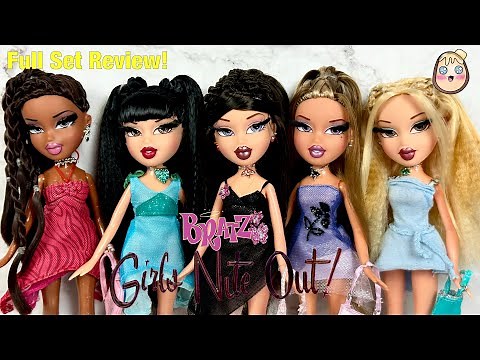 Bratz Girls Nite Out! 21st Birthday Edition Dolls Full Set Of 5 Unboxing + Review!