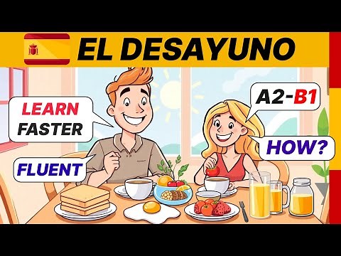 Easy Spanish Podcast for Beginners | Learn Spanish with Real Breakfast Conversations! 🎧Español
