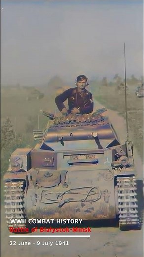 The Battle of Białystok–Minsk, Nazi Germany against the USSR's Red Army, Operation Barbarossa #ww2