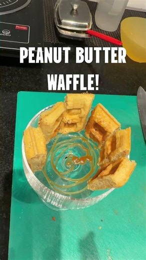 Peanut butter waffle by Ritu! (Full tutorial will be posted soon!) #baganbilash #cooking #edit #ritu