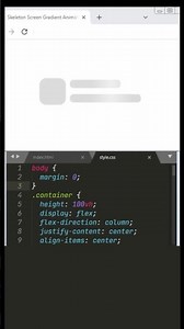SKELETON Loading Animation Effects in HTML CSS #shorts #cssanimation #trending