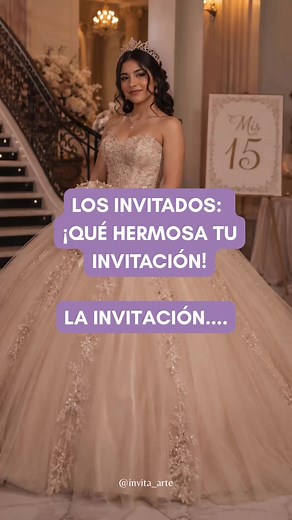 Invitación para 15 años personalizada | Diseño único y especial