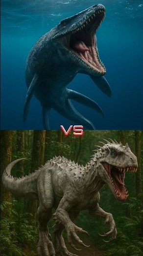 Indominus rex vs Mosasaurus vs T Rex #indominusrex #mosasaurus #trex