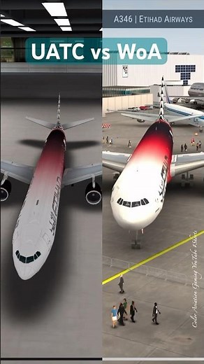World of Airports WoA vs Unmatched Air Traffic Control UATC! Etihad Formula 1 Airbus A340-600 A6-EHJ