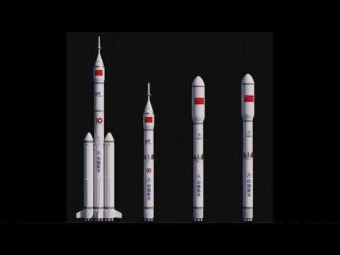 中国登月火箭有多强？一口气造了四个型号！长征十号全家族解析