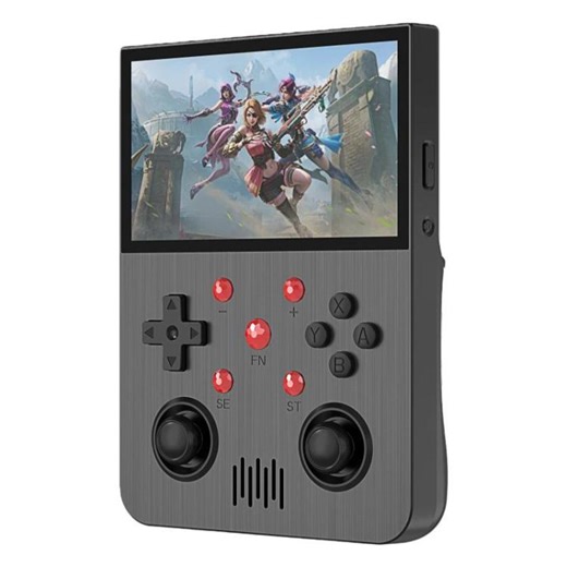 [$36.61] G30 HD Retro Open-Source Handheld Game Console, Linux System, Quad-Core Cortex-A35 CPU 1.5GHz, 64GB(Black)