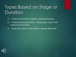 Injunctions in Civil Law Explained | Types, Examples & Legal Use