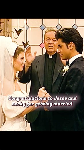 Congratulations to Jesse and Becky for getting married#foryou #fullhouse #shorts
