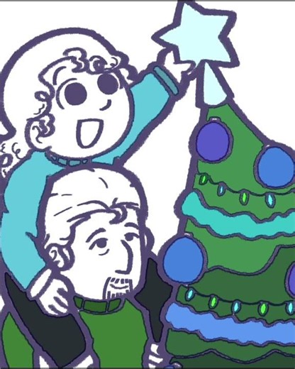 merry christmas 😄 speedpaint #hamilton