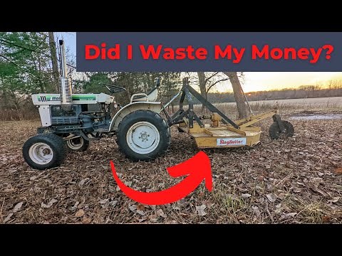 Bolens Compact Tractor Brushhog - Can It Handle It?