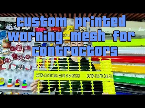 Detectable mesh for underground utilities,underground mesh for drainage systems