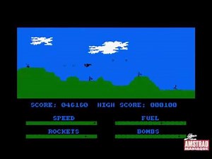 [Amstrad CPC] Harrier Attack - Longplay
