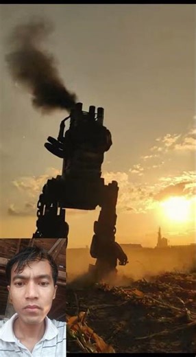 Hidden Mechanical Monster Emerges From Cornfield 🌽⚙️ #reel #foundfootage #farmmystery #mechanicalgi