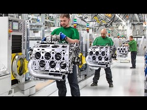 England’s Best Craftsmen Building Massive W12 Engines Inside Bentley Factory