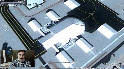 Did Google Maps just reveal Millennium Falcon UFO in Area 51?