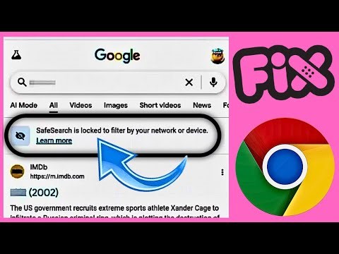 Safe Search is Locked to Filter by your Network or Device FIX!