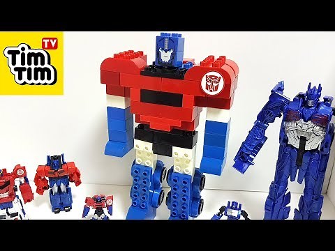 Building Blocks Toys for Kids - Optimus Prime . Transformers Robots in Disguise Combiner Force